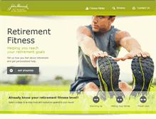 Tablet Screenshot of jhretirementfitness.com